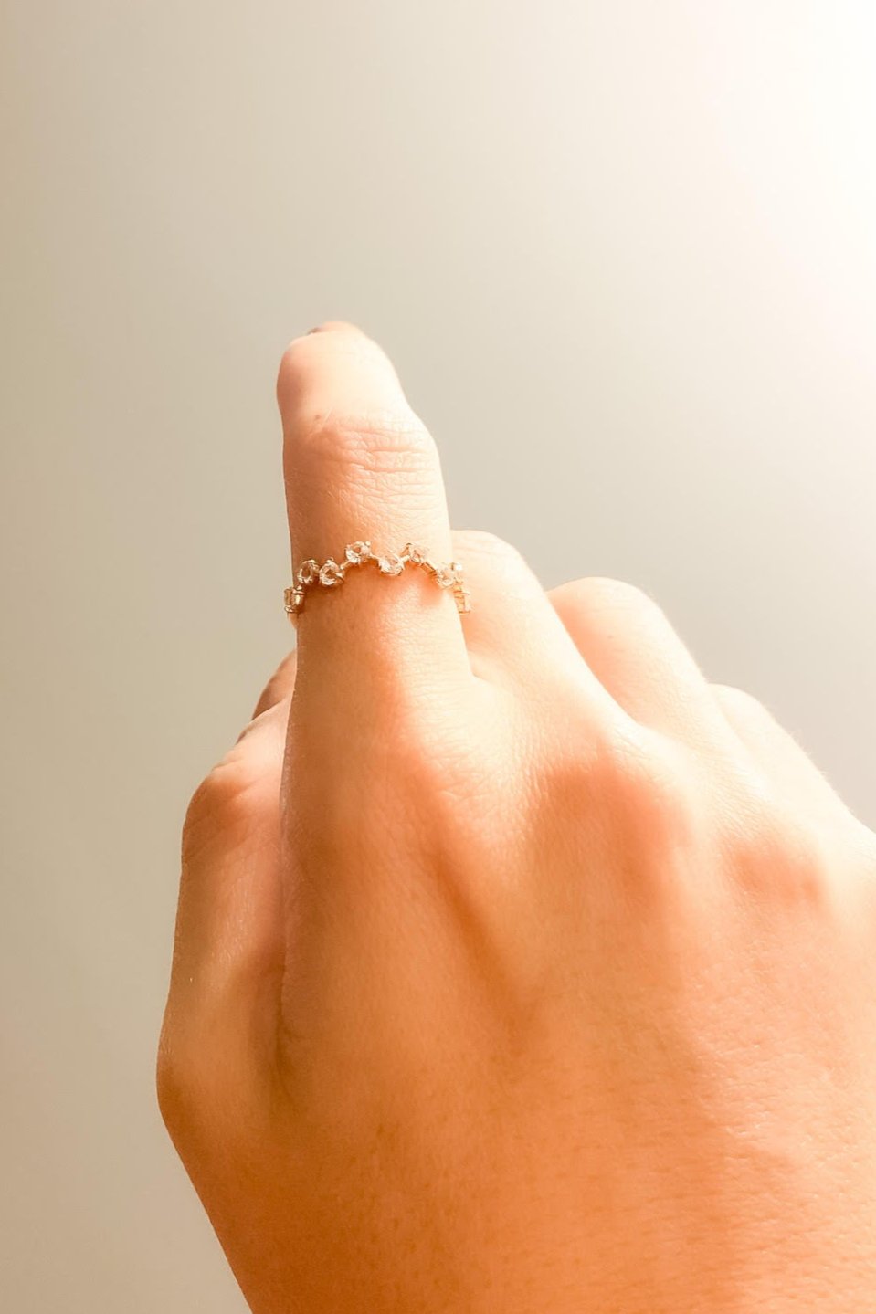 Anel Zigue-Zague em Ouro Amarelo 18k