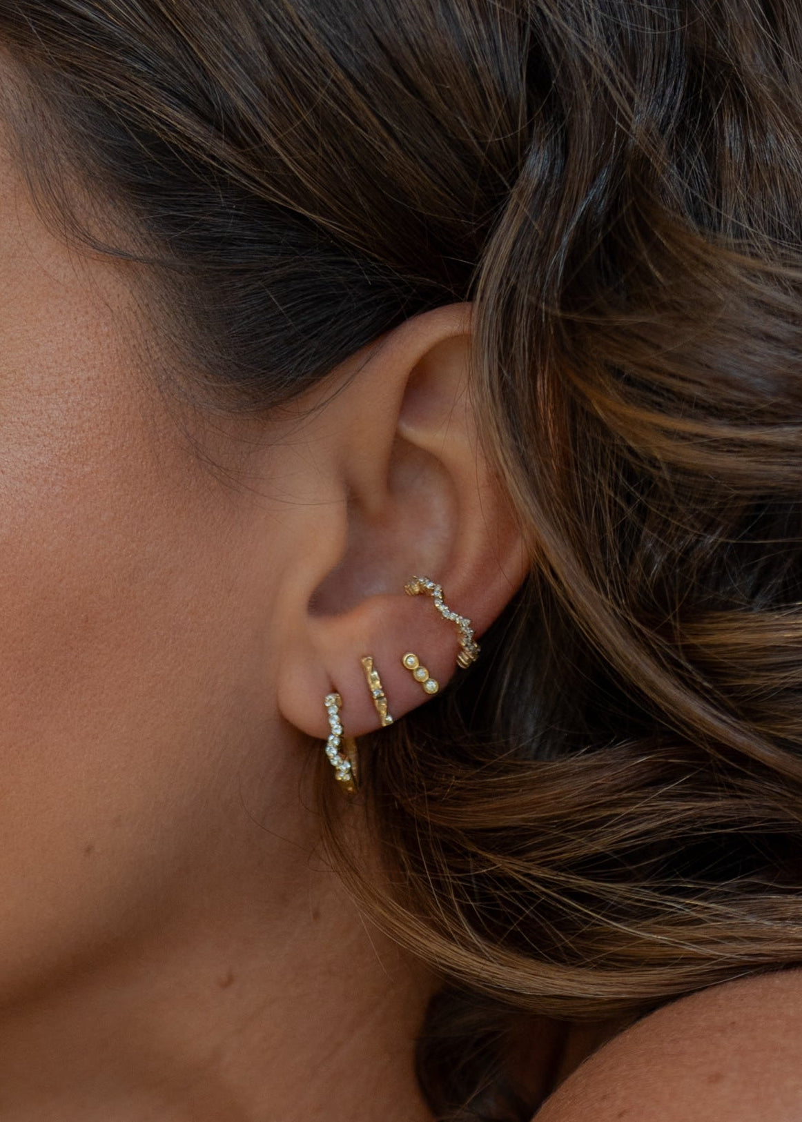 Argolas Luce em Ouro Amarelo 18k