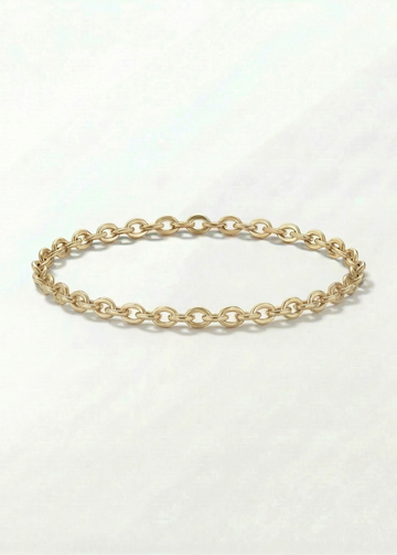 Anel Corrente em Ouro Amarelo 18k