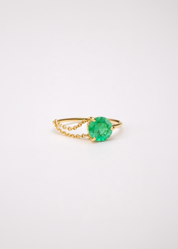 Anel Corrente Espelho em Ouro Amarelo 18k