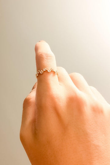 Anel Zigue-Zague em Ouro Amarelo 18k