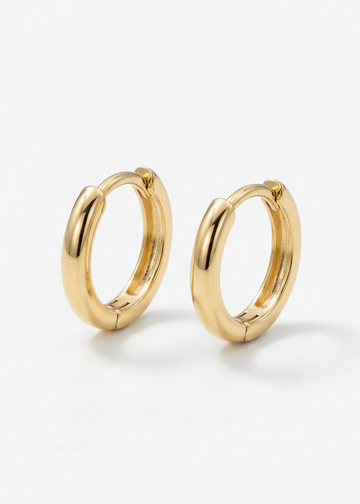 Argolas Basic em Ouro Amarelo 18k