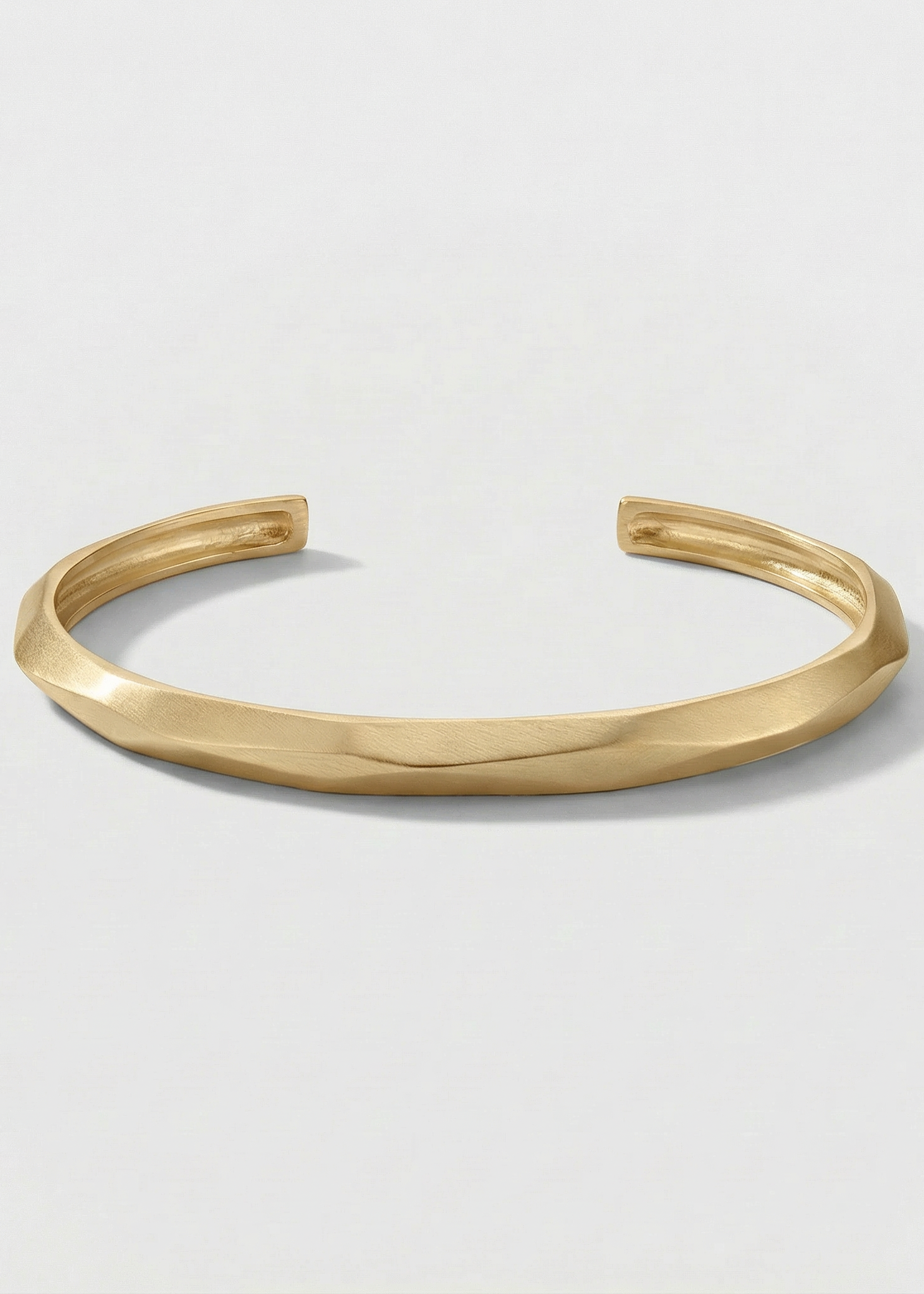 Bracelete Facetado em Ouro Amarelo 18k