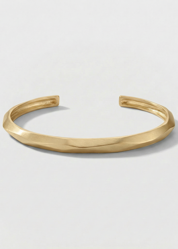 Bracelete Facetado em Ouro Amarelo 18k