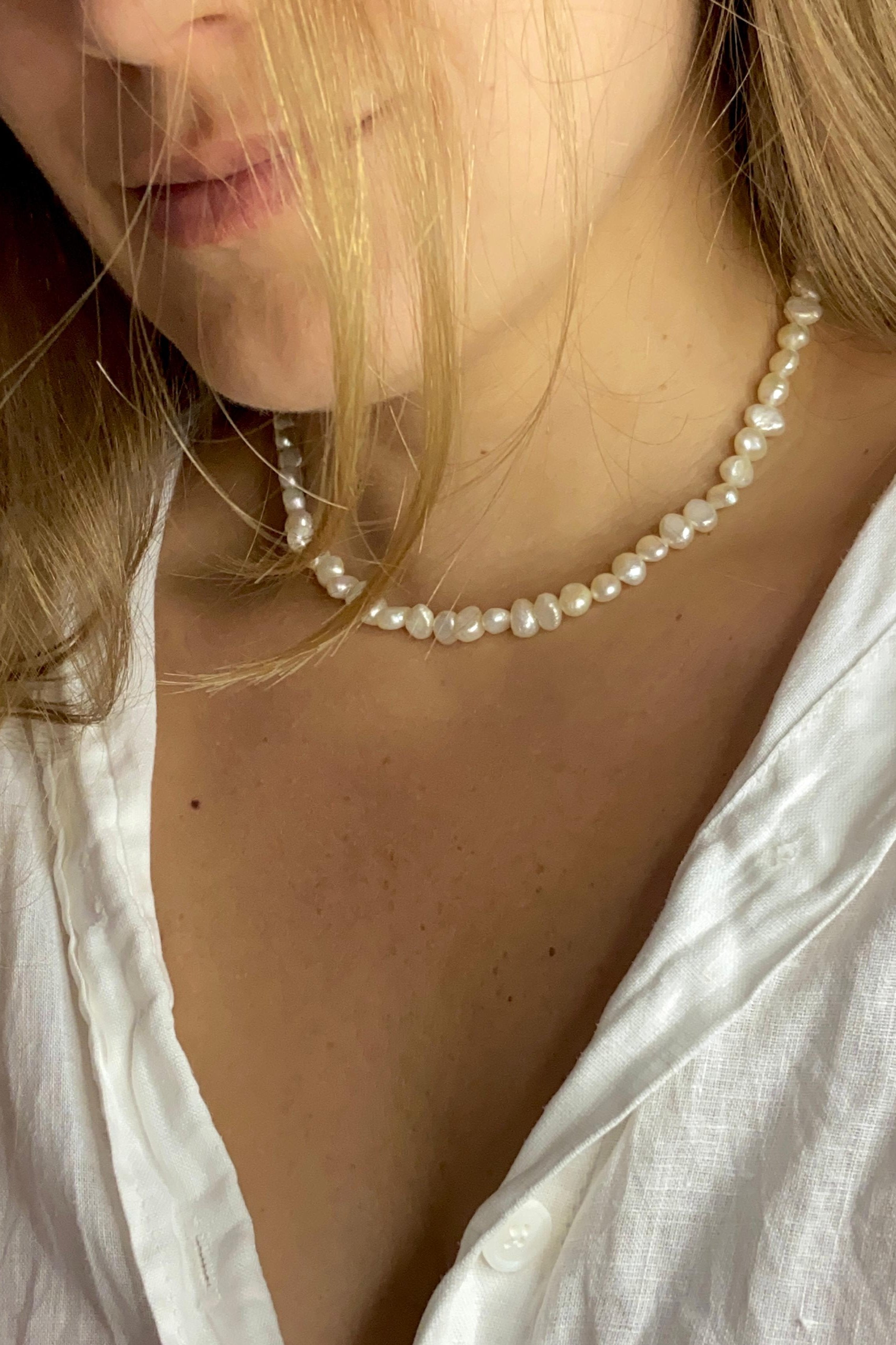 Choker Perla com Ouro Amarelo 18k