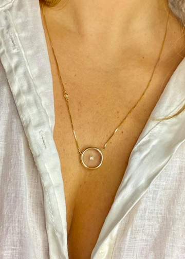 Colar Isola em Ouro Amarelo 18k