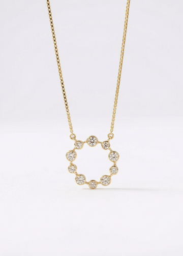 Colar Ciclo em Ouro Amarelo 18k