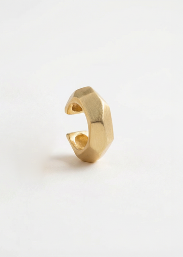 Piercing Facetado em Ouro Amarelo 18k