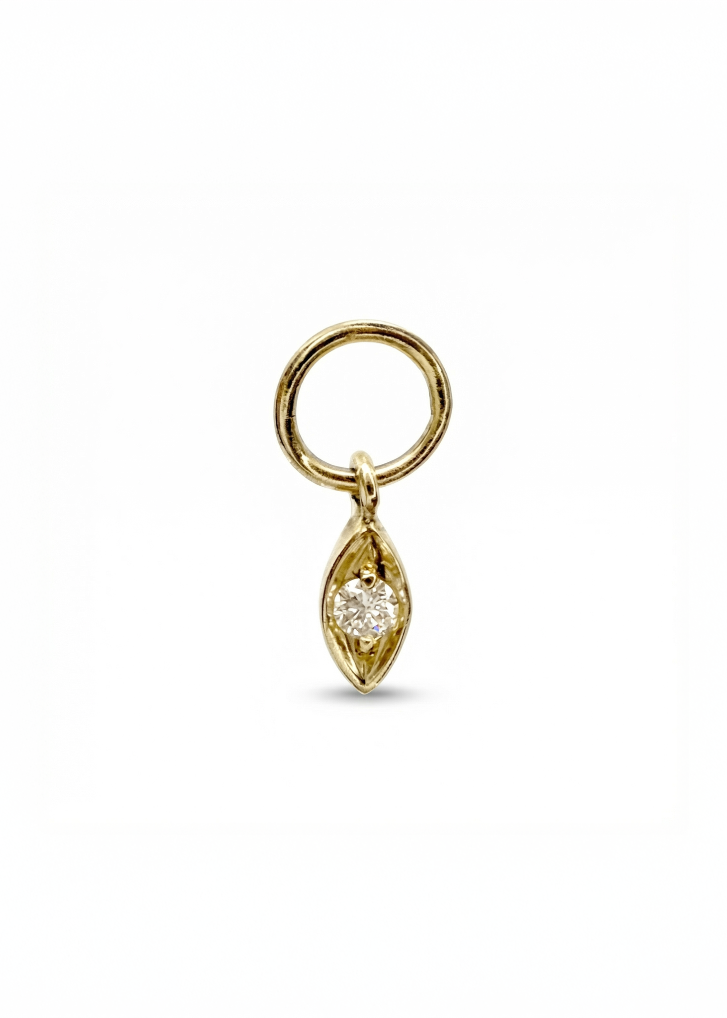 Pingente Aurora Para Argola em Ouro Amarelo 18k