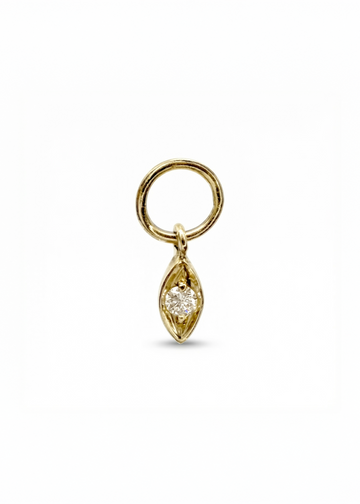 Pingente Aurora Para Argola em Ouro Amarelo 18k