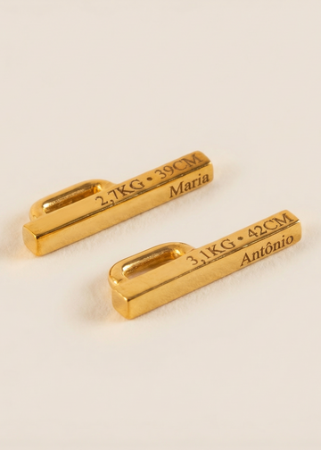 Pingente Marcas do Nascimento em Ouro Amarelo 18k