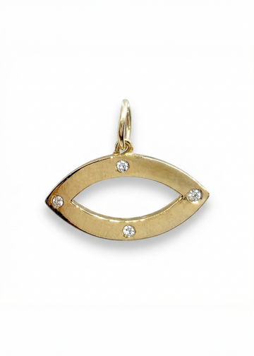 Pingente Olhar em Ouro Amarelo 18k