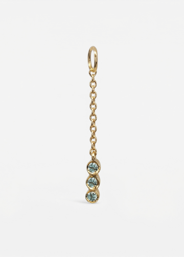 Pingente Trio Para Argola em Ouro Amarelo 18k