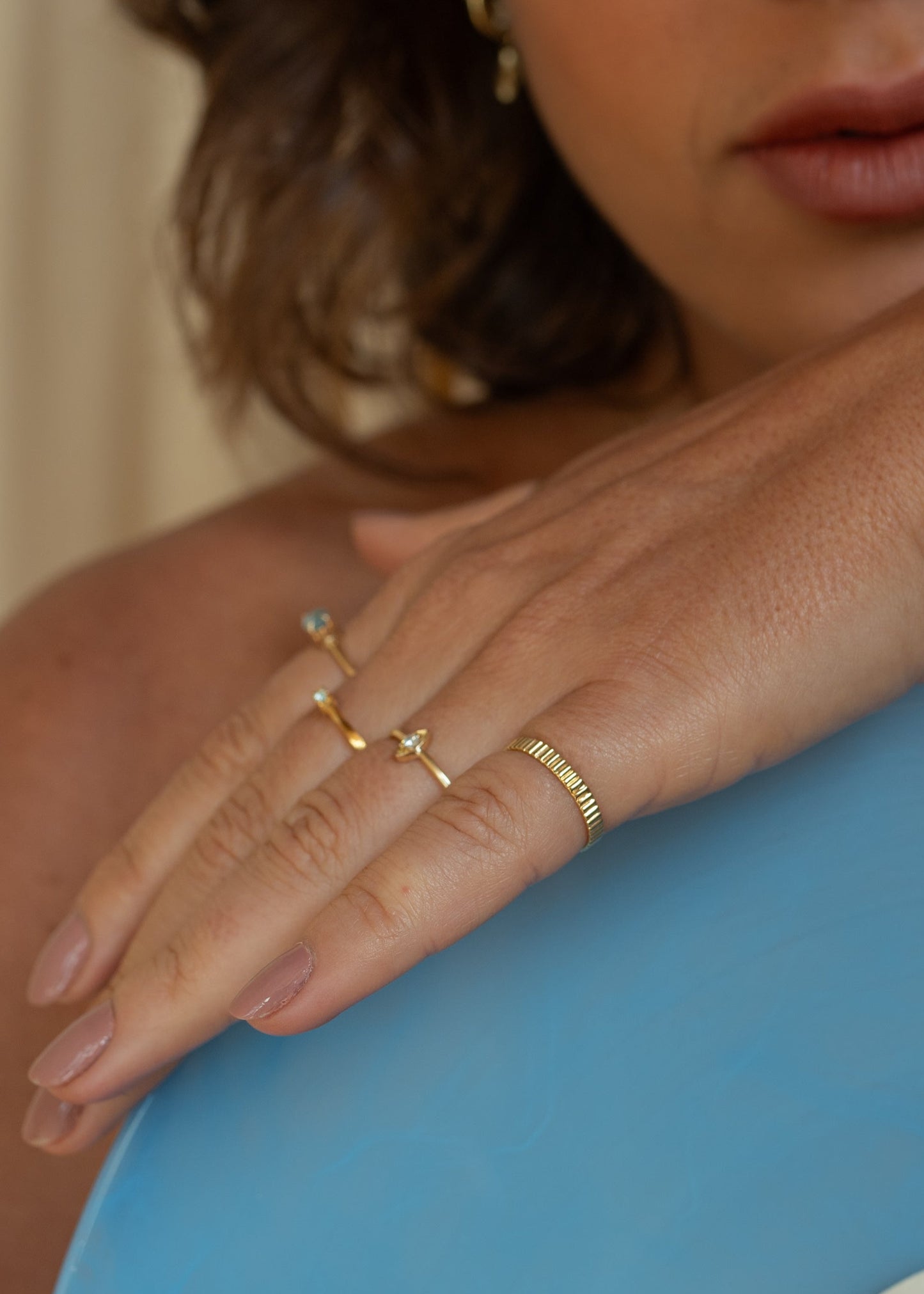 Anel Lume em Ouro Amarelo 18k