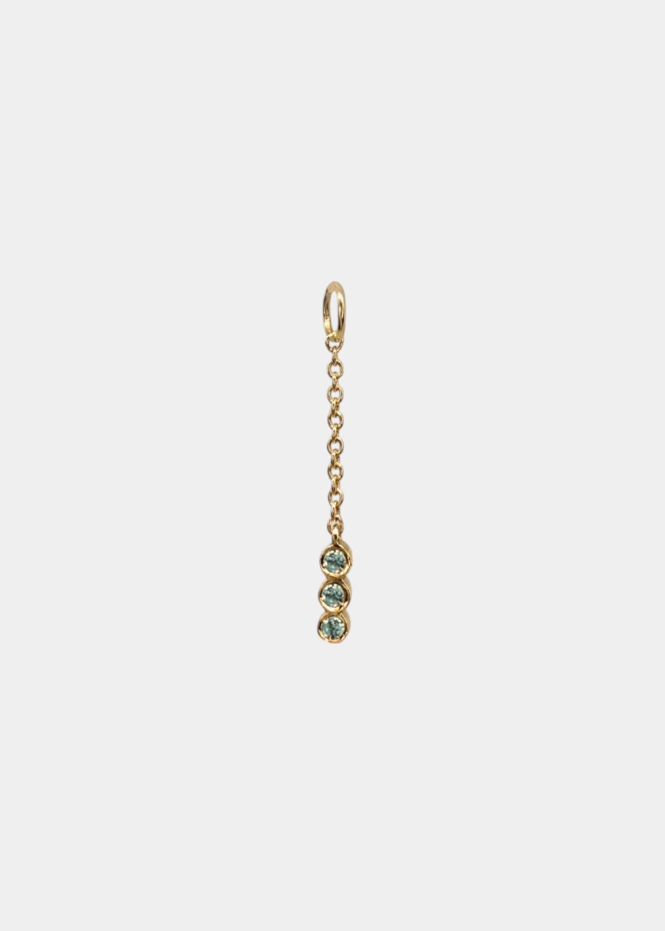 Pingente Trio Para Argola em Ouro Amarelo 18k