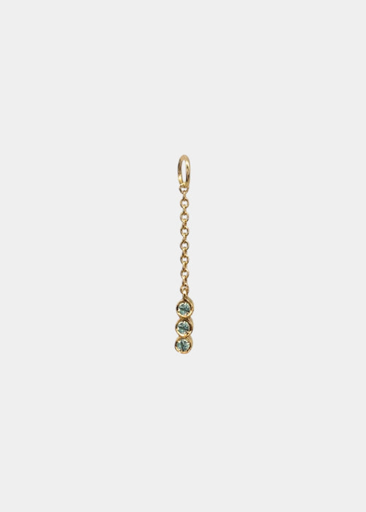 Pingente Trio Para Argola em Ouro Amarelo 18k