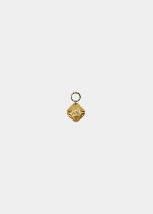 Pingente Stella Mini Para Argola em Ouro Amarelo 18k